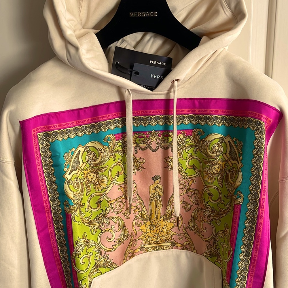 Versace Baroque style hoodie